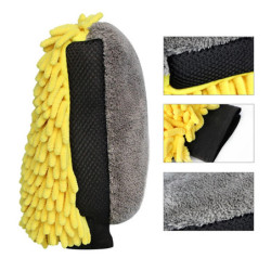 Car Wash Gloves Microfiber Coral fleece Cleaning Wash Tools Thick Wipe Cloth Auto Care Double-faced Glove Cleaning Mitt