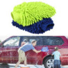 2PCS Chenille Microfiber Car Washing Gloves Window Washing Glove Mitten Cleaning Cloth Duster Towels Gloves Automotive Wash