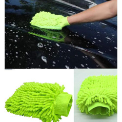 2PCS Chenille Microfiber Car Washing Gloves Window Washing Glove Mitten Cleaning Cloth Duster Towels Gloves Automotive Wash