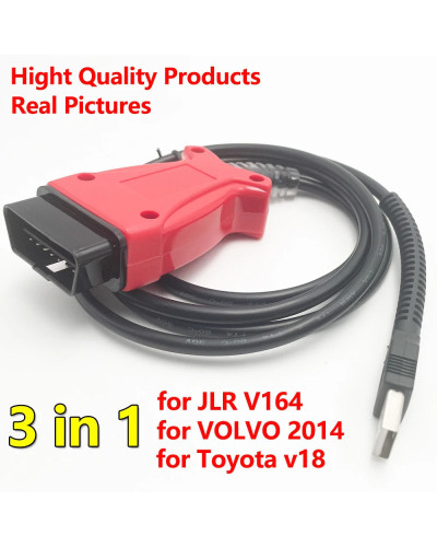 3in1 for JLR V164 Pro J2534 for Volvo 2014d for Toyota TIS Techstream