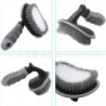 Car wash tool brush 11-piece car glass brush Double wheel hub brush encrypted large car wash gloves