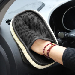 Car Wash Wool Gloves Thickened Fleece Lined Cleaning Brush Motorcycle Washer Care Products Beauty Car Wash Supplies