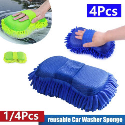 1/4Pcs Microfiber Car...