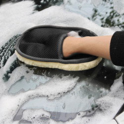 Car Styling Wool Soft Car Washing Gloves Cleaning Brush Motorcycle Washer Care Products Plush Car Wash Gloves