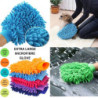 Hot Sale 2 In 1 Ultrafine Fiber Chenille Microfiber Car Wash Glove Mitt Soft Mesh Backing No Scratch For Car Wash And Clean B7k4