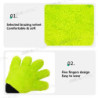 SEAMETAL 5 Finger Double-Sided Car Wash Gloves Microfiber Wipe Car Sponge Mitt Scratch Free Car Wash Cleaning Tool