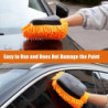 Car Wash Mitt Ultra Absorbent Auto Wash Sponge Glove Scratch Free Microfiber Auto Detailing Supplies For Cars Trucks SUVs Boats