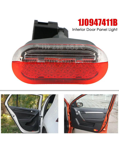 Luces de advertencia de Panel de puerta Interior, lámpara halógena para VW Beetle Golf Jetta MK4 1998 2000 1J0 947 411 J, lámpar