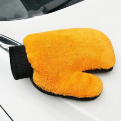 Car Wash Glove Coral Fleece Anti-scratch for Car Wash Multifunctio Cleaning Glove Car Wax Detailing Brush