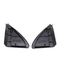 Cubierta de espejo para puerta izquierda y derecha de coche, montaje de Panel embellecedor con Clip para VW MK2 Golf Jetta GTI G