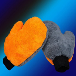 Car Wash Glove Coral Fleece Anti-scratch for Car Wash Multifunctio Cleaning Glove Car Wax Detailing Brush