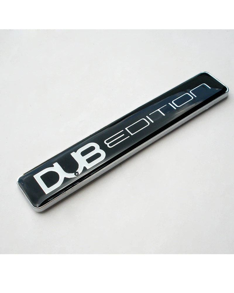 Emblema cromado Dub Edition, insignia para VW T4 T5 Transporter GOLF R32 R36 GTI TURBO MK4 MK5