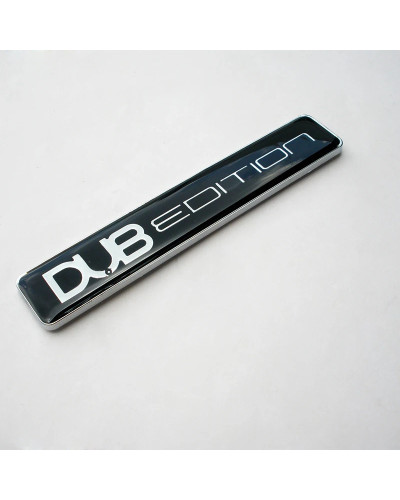 Emblema cromado Dub Edition, insignia para VW T4 T5 Transporter GOLF R32 R36 GTI TURBO MK4 MK5