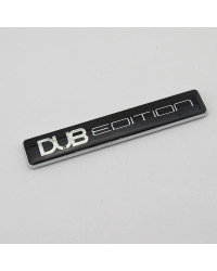 Emblema cromado Dub Edition, insignia para VW T4 T5 Transporter GOLF R32 R36 GTI TURBO MK4 MK5