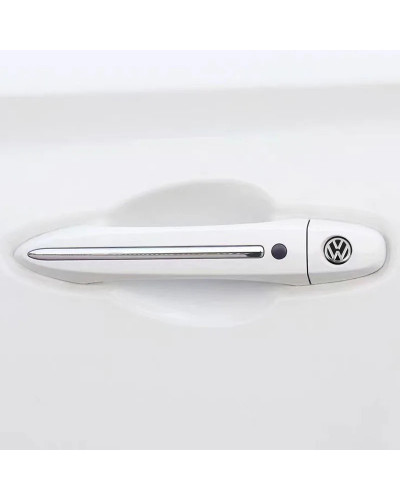 Pegatinas para emblema de llave de coche, calcomanías con logotipo de cerradura de puerta automática para Volkswagen VW Golf GTI