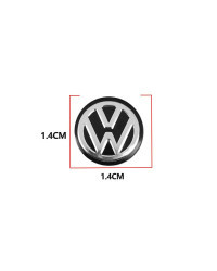 Pegatinas para emblema de llave de coche, calcomanías con logotipo de cerradura de puerta automática para Volkswagen VW Golf GTI