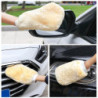 SEAMETAL Microfiber Car Wash Gloves Imitation Wool Soft Thickened Car Clean Mitt Double-faced Waterproof Glove Washing Supplies