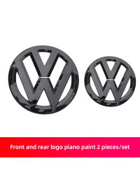 Juego de cubiertas de la tapa del emblema del maletero delantero y trasero del coche, pegatina con logotipo para VW Tiguan Arteo