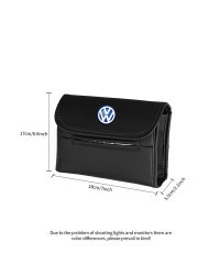 Caja de cajón colgante para coche, bolsa de pañuelos, servilletero para Volkswagen VW Golf Polo Tiguan Passat B6 B8 Jetta Touran