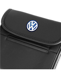 Caja de cajón colgante para coche, bolsa de pañuelos, servilletero para Volkswagen VW Golf Polo Tiguan Passat B6 B8 Jetta Touran