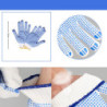 Car Wash and Maintenance Kit Tire Brush Car Wash Gloves Air Conditioner Outlet Brush Glue Gloves Waxing Brush Blue Square Towel