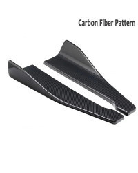 Faldones laterales universales para coche, extensiones divisoras de parachoques para BMW F20, E90, Audi A3, A4, Q5, VW Golf, 48C