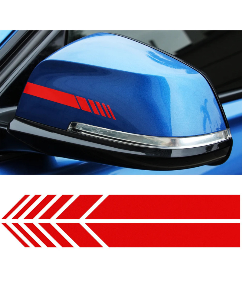 Pegatina decorativa para espejo retrovisor de coche, calcomanía para el cuerpo, estilo para VW Polo Golf 4 5 6 7 Beetle MK3 MK4 