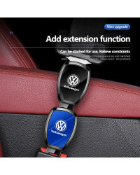 Extensor de enchufe de hebilla de bloqueo de cinturón de seguridad de asiento de coche, accesorios para VW Golf GTI Tiguan Jetta