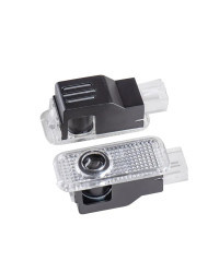 Lámpara LED de bienvenida para puerta de coche, proyector de 2 piezas para VW Touareg 7L Passat B5 B5.5 Phaeton, luz de sombra f