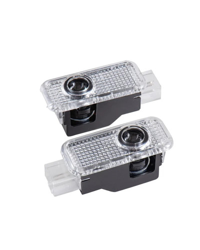 Lámpara LED de bienvenida para puerta de coche, proyector de 2 piezas para VW Touareg 7L Passat B5 B5.5 Phaeton, luz de sombra f