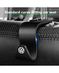 Gancho para reposacabezas de asiento de coche, soporte para teléfono móvil, accesorios para Volkswagen Scirocco POLO Tiguan Pass