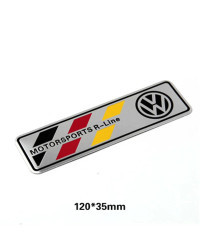 Pegatina de Metal 3D para decoración de carrocería de coche, insignia de aluminio para VW GTI, Polo, Golf, Passat, Tiguan, Arteo