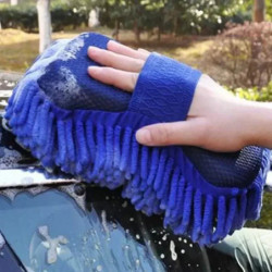 1pcs Car Cleaning Brush Cleaner Tools Microfiber Car Washer Sponge Cleaning Washing Towel Auto Gloves Car Washing Accessories