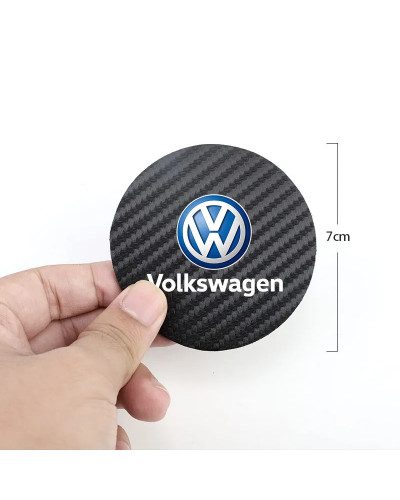 Posavasos de piezas para coche, almohadillas de ranura impermeables para taza de agua, para Volkswagen, VW, Tiguan, Passat, Golf