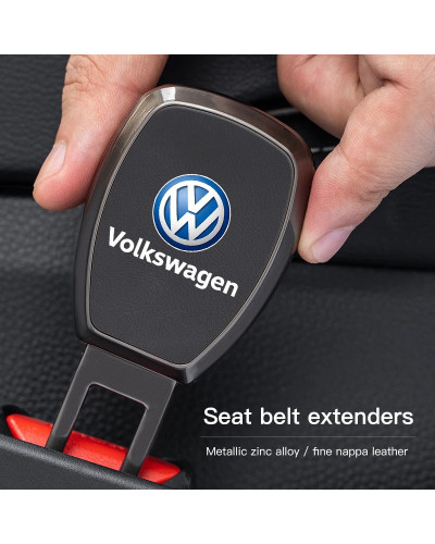 Extensor de Clip de cinturón de seguridad de coche, enchufe de extensión de cinturón de seguridad para Volkswagen, accesorios pa