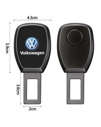 Extensor de Clip de cinturón de seguridad de coche, enchufe de extensión de cinturón de seguridad para Volkswagen, accesorios pa