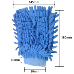 Multiuse Car Wash Gloves Chenille Waterproof Mitt Soft Mesh Back Double-faced Glove Mitt Wax Detailing Brush Car Cleaning Tool