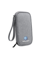 Bolsa de almacenamiento de cables de datos para Interior de coche, accesorio multifuncional para Volkswagen VW Golf mk5 Passat S