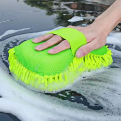 Car Wash Glove Coral Mitt Soft Anti-scratch for Car Wash Multifunction Thick Cleaning Glove Car Wax Detailing Brush