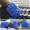 Car Wash Glove Coral Mitt Soft Anti-scratch for Car Wash Multifunction Thick Cleaning Glove Car Wax Detailing Brush