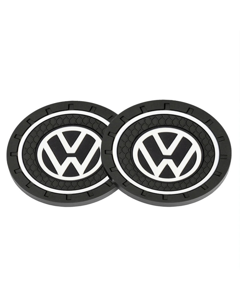 Posavasos antideslizante para coche, almohadilla para portavasos de agua, alfombrilla Interior, accesorios para Volkswagen VW Rl