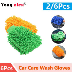 1/2/6Pcs Microfiber Car...