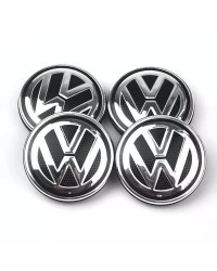 Cubierta de cubo de rueda de coche, accesorios de tapa central de llanta para VW, Polo, GOLF 6, 7, Tiguan, Touran, Touareg, piez