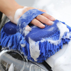 1pc Car Cleaning Brush Cleaner Tools Microfiber Car Washer Sponge Cleaning Washing Towel Auto Gloves Car Washing Accessories