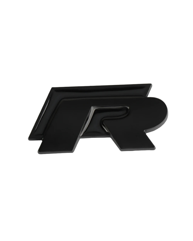 Etiqueta engomada del emblema del maletero de la rejilla delantera del coche 3D para el logotipo de R Rline VW Polo Passat Golf 