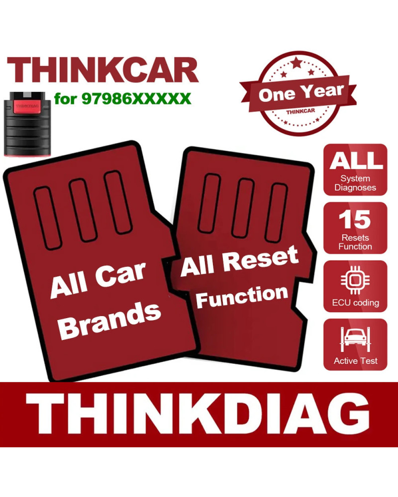 Update THINKCAR Thinkdiag/THINKDIAG 2 All softwares Renewal 1 Year Fre