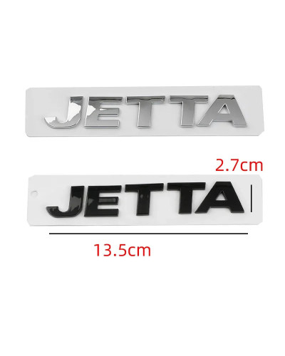 Letras del maletero trasero del coche, logotipo, insignia, emblema, calcomanías, pegatina de estilo para VW Volkswagen JETTA MK2