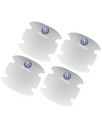 Pegatina de protección para manija de puerta de coche, 4 piezas, emblema, estilo de coche para VW Volkswagen Golf GTI Bora Passa