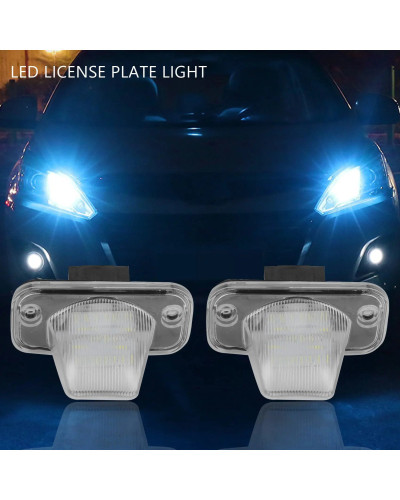 Luz LED para matrícula de coche, 18SMD, para VW Transporter T4/Caravelle MK4/Multivan Passat B5 B6 Combi Eurova