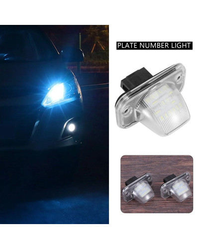 Luz LED para matrícula de coche, 18SMD, para VW Transporter T4/Caravelle MK4/Multivan Passat B5 B6 Combi Eurova